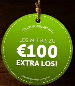 Come On 100 Euro extra